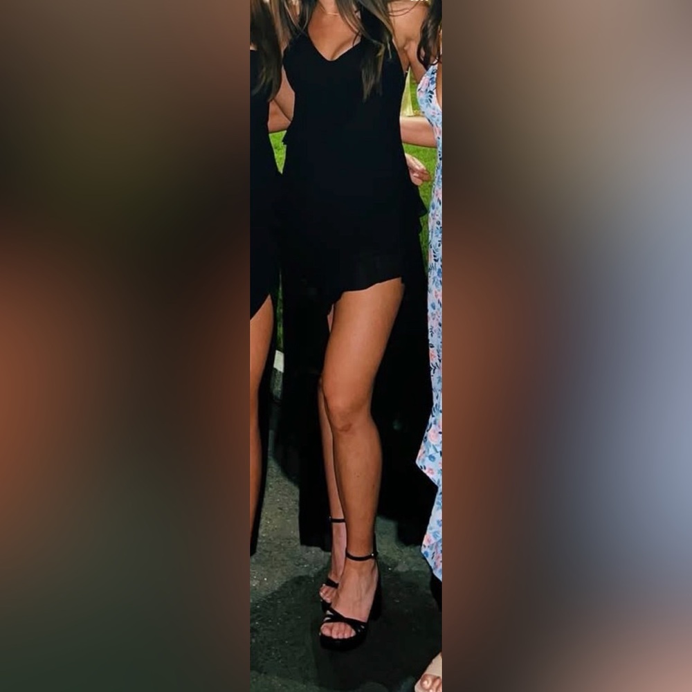 White Fox Boutique Black Maxi Dress